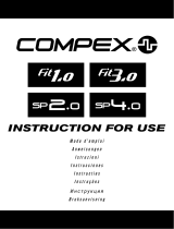 Compex FIT 1.0, FIT 3.0, SP 2.0 & SP 4.0 Manual de usuario
