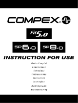 Compex FIT 5.0, SP 6.0 & SP 8.0 Manual de usuario