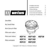 Vetus NSF16/NSF19/NSF25/NSF16D/NSF19D/NSF25D/NSF38 Guía de instalación