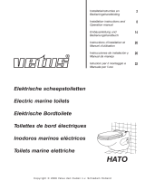 Vetus Electric marine toilet type HATO Guía de instalación