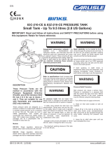 Carlisle Pressure Tanks Manual de usuario