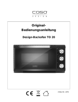 Caso Design TO 20 oven Manual de usuario
