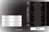 Master XL6 110-230V 50HZ El manual del propietario