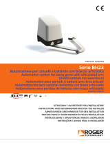 Roger Technology BRUSHLESS SET BH23/254/HS Guía de instalación