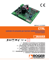 Roger Technology CTRL Instrucciones de operación