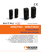 Roger Technology M90/F4ES Guía de instalación