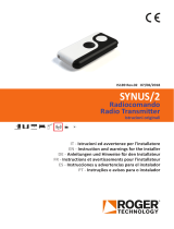 Roger Technology SYNUS/2 Manual de usuario