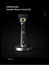 Braun GilletteLabs Heated Razor, Travel Kit Manual de usuario