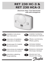 Danfoss RET230 HC3 and RET230 HCA Guía de instalación