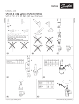 Danfoss Check & stop valves and Check valves SCA-X and CHV-X 15-125 (65 bar) Guía de instalación