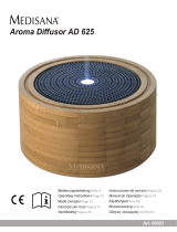 Medisana AD 625 Diffuseur d'arômes en bambou El manual del propietario