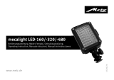 Metz mecalight LED-160/320/480 Manual de usuario