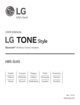 LG HBS-SL6S Manual de usuario
