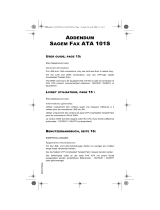 Sagem FAX ATA 101S El manual del propietario