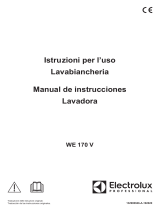 Electrolux WE170V Manual de usuario