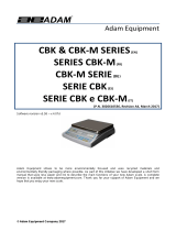 Adam Equipment CBK CBK-M Manual de usuario
