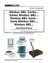 Adam Equipment Nimbus NBL Serie Manual de usuario