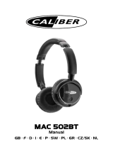 Caliber MAC502BT-B El manual del propietario
