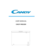 Candy CMCH100BUK 98 Litre Chest Freezer Manual de usuario