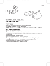 Summer Infant SLUMBER CUDDLE BUG Manual de usuario