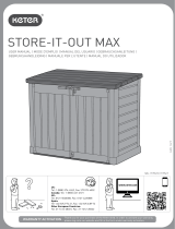 Keter Store It Out Max 1200L Storage Box Manual de usuario
