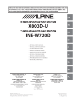 Alpine Electronics X803DC-U Guía de instalación
