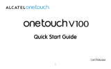 Alcatel OneTouch V100 Guía de inicio rápido