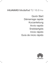 Mode d'Emploi pdf Huawei MediaPad T2 10.0 Pro Guía de inicio rápido