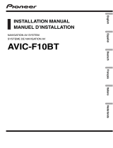 Mode AVIC F10 BT El manual del propietario