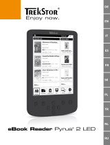 Trekstor eBook-Reader Pyrus 2 LED Instrucciones de operación