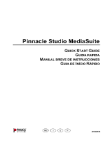 Avid Pinnacle Studio MediaSuite Instrucciones de operación