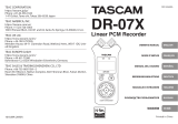 Tascam DR 07X El manual del propietario