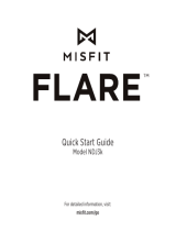 Misfit Flare Guía de inicio rápido