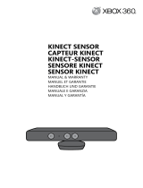 Microsoft Xbox 360 Capteur Kinect Sensor El manual del propietario