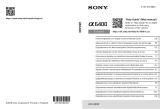 Sony A6400 Noir + 16-50mm Manual de usuario