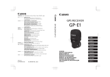 Canon GPS RECEIVER GP-E1 Manual de usuario