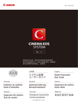 Canon Cinema EOS System Manual de usuario