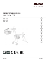 AL-KO KHS 3704 Horizontal Electric Wood Splitter Manual de usuario