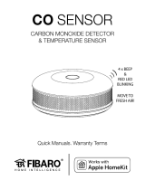 Fibaro Carbon Monoxide Detector Manual de usuario