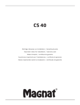 Magnat Audio CS 40 El manual del propietario