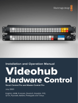 Blackmagic Videohub Hardware Control  Manual de usuario