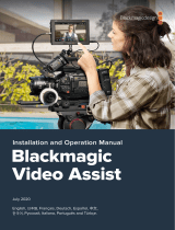 Blackmagic Video Assist  Manual de usuario