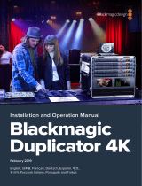 Blackmagic Duplicator 4K Manual de usuario