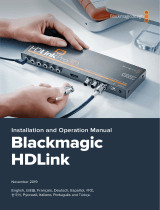 Blackmagic HDLink  Manual de usuario