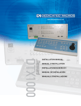 Dedicated Micros DTX 1000 Telemetry Transmitter El manual del propietario