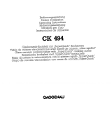 Gaggenau ck 494 115 El manual del propietario
