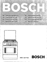 Bosch HSG122PEU/04 El manual del propietario