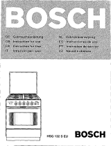 Bosch HSG132SEU/01 Manual de usuario