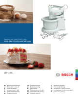 Bosch MFQ3561W/04 Guía de instalación