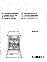 Bosch SPS8172/06 Manual de usuario